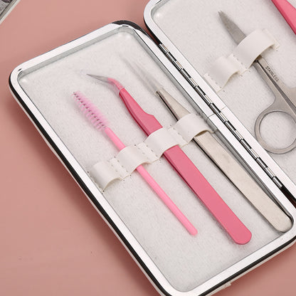 False eyelash tweezers kit