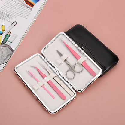 False eyelash tweezers kit