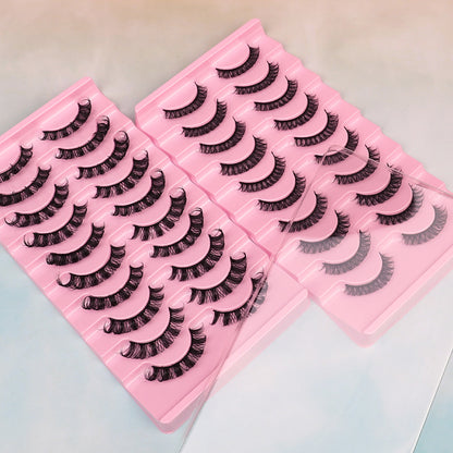 False Eyelashes, DD Curve, Thick, Eyelash, Ten Pairs